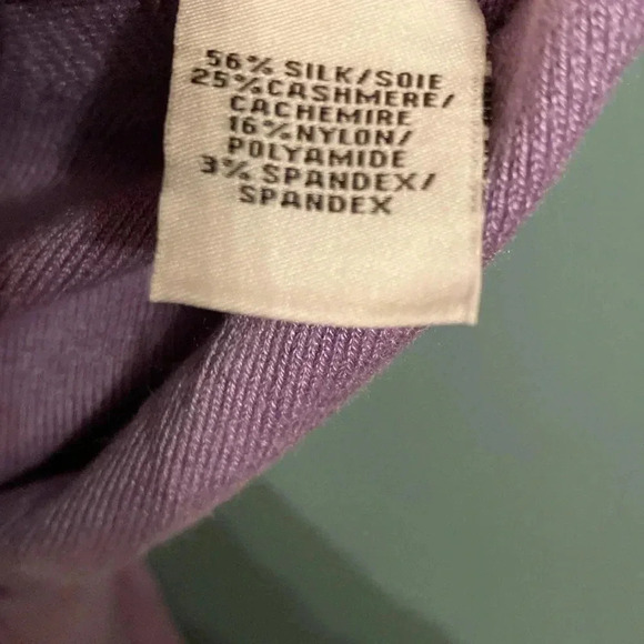 Diane Von Furstenberg women’s wrap sweater - small - silk/cashmere blend - lilac - Picture 5 of 8